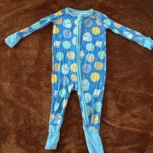 Little Sleepies zippy pajamas size 3-6 months